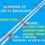 (New 1 set) ua55nu7100k/ua55nu7090k/ua55nu7300k Samsung 55 "LED TV backlight ua55nu7100 ua55nu7090 u