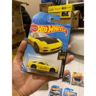 HOTWHEELS MAZDA RX7 YELLOW (REFER GAMBAR)