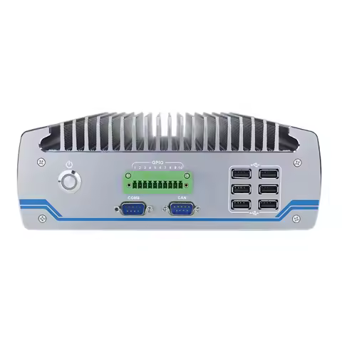 Partaker Rugged Industrial PC i3-6100T/i5-6500T/i7-6700T Dual LAN 6COM CAN Bus for Medical/Automatio