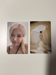 Rose 299滿額 Jisoo專輯特典卡 BLACKPINK Deadline 寫真卡 深圳線下