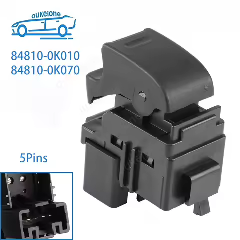 84810-0K010 Passenger Side Power Window Switch Single Control Button for Toyota Hilux Vigo 2004 2005