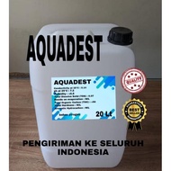 Aquadest aquades / Distilled water / air suling ukuran 20 liter