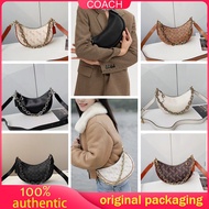 COACH Exquisite women's shoulder sling bag classic printed underarm bag handbag CM584 CM582 CM583 CQ764