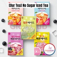 [Our Tea] No Sugar Iced Tea Ades 5 flaovrs 20sticks | K-Beverage, Drink Mix | Ships from Korea