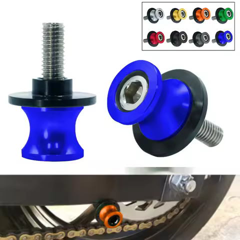 For Suzuki GSR 600 GSR600 GSXR 600 750 1000 GSX-S1000/F/S 2PCS M8 Motorcycle Swing armSliders Spools
