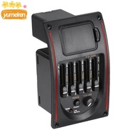 YUMEIREN ​Guitar Preamp EQ​, ​LCD Display​ ​Electric Digital​ ​Acoustic Guitar Pickup, EQ PS-500 ​Fo