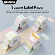 NIIMBOT B21/B1/B3S Cute Sickers Label Paper Name Sticker Books Stationery Waterproof Self Cartoon
