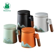 Kesoto Ceramic Tea Cup Coffee Mug Drinking Cup Espresso Cup Morning Cup Coffee Tea Mug for Shop Beve