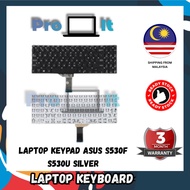 Laptop Keypad Asus S530F S530U Silver