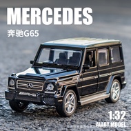 Box Boxed Jianyuan 1: 32 G65AMG Off-Road Vehicle Sound Light Pull Back Alloy Car Model Toy 3201GBoxe