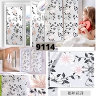 STICKER STIKER PINTU JENDELA KACA LEBAR 90CM WALLPAPER WALPAPER FILM DEKORASI RUMAH KAMAR MANDI SANB