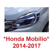 Headlight Cover Honda Mobilio 2014 2015 2016 2017 Chrome Plated Light Decoration