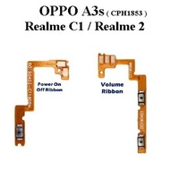 B.M Realme C1 / Realme 2 / OPPO A3S ( CPH1853 CPH1803 ) Power On Off Volume Switch Button Flex Cable
