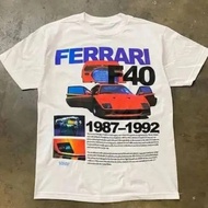 S-5XL Ready stock F40 Vintage Car T-Shirt