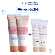 Combo 2 kem tẩy lông Ollie + 2 serum dưỡng da ngăn mọc lông làm chậm quá trình mọc lông Ollie