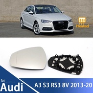for Audi A3 S3 RS3 RS A S 3 2013-2020 Accessories 8V0857535D, 8V0857536D Side Rearview Heated Mirror