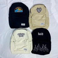 Unisex corduroy backpack nbc