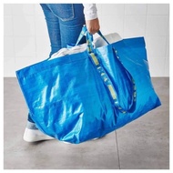 Blue Large ikea Tote Bag