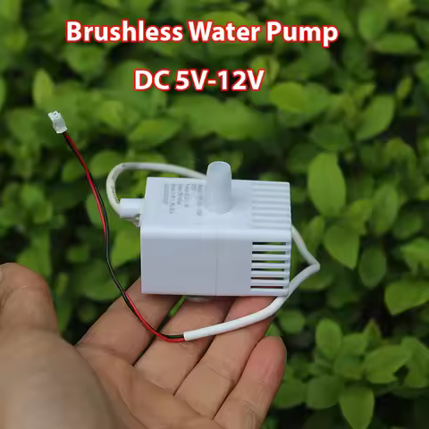 DC 5V-12V Silent Mute Micro Brushless Water Pump Submersible Pump Circulating Small Water Pump for F