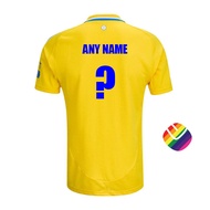 เสื้อฟุตบอล Leeds United Home Away Third เสื้อฟุตบอลชายแขนสั้นฤดูร้อน 2024-25 ที่ปรับแต่งได้ ระบายอา