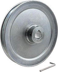 Saelno AB700-7/8 Single Groove Web Sheaves,v Belt Pulley 7/8" bore 7" OD,Motor Pulley Carbon Steel f