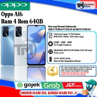 oppo A16 Ram 4 Rom 64GB