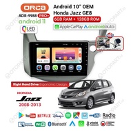 Head Unit Android Auto Carplay 10″ Inch Pro+ Ge 2 Dvr Honda Jazz Ge8