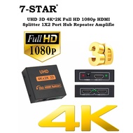 1X2 HDMI SPLITTER/DISTRIBUTOR 1 input 2 output (4K)