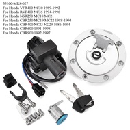 Ignition Switch Fuel Gas Cap Lock Keys For Honda CBR250 CBR400 VFR400 NC30 RVF400 NC35 NSR250 MC21 C