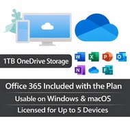 Office 365 includes  OneDrive Cloud Space Personal Edition Expansion MAC also available oneDrive Off