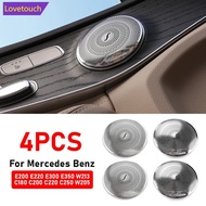 【READY STOCK】LOVETOUCH 4Pcs Car Audio Speaker Covers Car Trim Door Interior Moulding For Mercedes Be