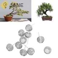 JANE 10pcs Gardening Fertilization Baskets, Fertilizer Tool Stainless Steel Bonsai Baskets, Automati