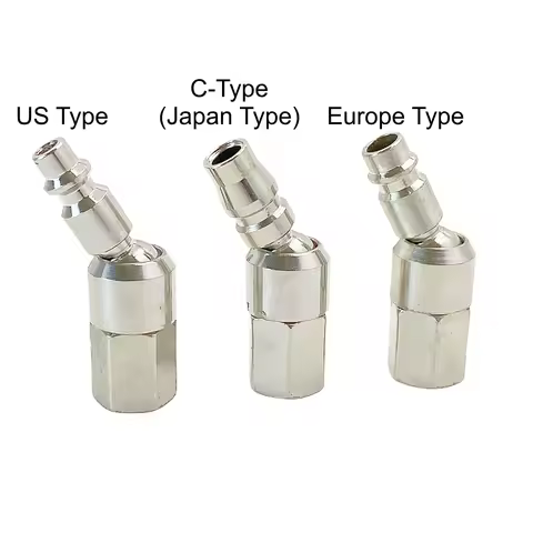 360° Swivel Quick Plug Connect Fitting Europe/Japan/US Type With BSP 1/4 Fitting Thread For Air Hose