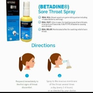 Betadine Sore Throat Spray 50Ml-Import Throat Spray