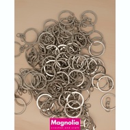 GANTUNGAN Flat key chainRing + 2.5cm nickel O-ring per 1/ 2 dozen