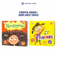 Children's Book Boardbook Series I Know - My Feeling and My Body - For Ages 3+ / MIZAN MEDIA UTAMA