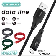 LOG ON CB77 USB TO MICRO FAST CHARGING DATA Cable Charger 3A 18w/ quick charger/data Cable/transmiss