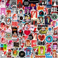 100Pcs/Set ★★★ David Bowie Mini Diary Manual Stickers （Size：2~3cm）★★★ DIY Fashion Scrapbooks Album D