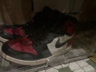 Air Jordan 1 Bred toe