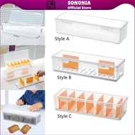[SONONIA] Card Holder, Card Storage Box, Multipurpose Storage Container, Card Organizer
