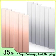 12 Pcs Pure Copper Zinc Anode Sheet 99.9% High Purity Copper Zinc Electrode Strips 0.04 Inch X 0.98 