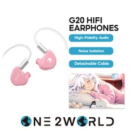 EPZ G20 Game IEM HiFi Earphones: High-Fidelity Audio, Dual Purpose Design, High-Performance Drivers,