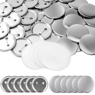 
 200 Sets Button Maker Supplies, 58mm/ 2.28 inch Button Supplies Button Parts, Metal Blank Quality 
