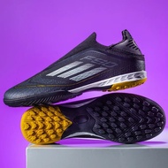 Cross-Border F50 ขายร้อนเด็กวัยรุ่นรองเท้าฟุตบอล Fly ถักไม่มีรอยต่อ AG เล็บยาว TF Break เล็บรองเท้าฟ