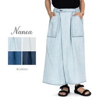 日系品牌 NANEA\平板牛仔裙式寬褲\褲裙