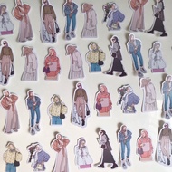 1 PCS hijab girls sticker/ journal sticker/ aesthetic journal sticker