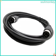 WU Superior 7Pin Din Male To Male Cable For Seamlessly Sound Systems Integration Multiple Use Cord F