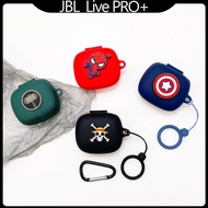 JBL LIVE PRO+TWS Wireless Bluetooth Headset Protective Case Marvel Batman Earphone Shock-Resistant Silicone Soft