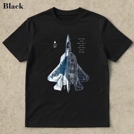 F15 Fighter Jet Blueprint Design Summer Short Sleeve T Shirt