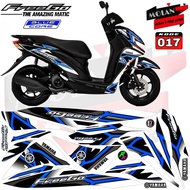 Decal Sticker Striping Variasi SEMI Fullbody Freego 125 - Decal Freego - Lis Freego - Striping Freeg